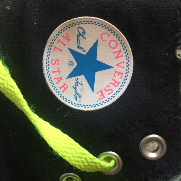 Neon rainbow Chuck Taylor Converse - Picture 2 of 4